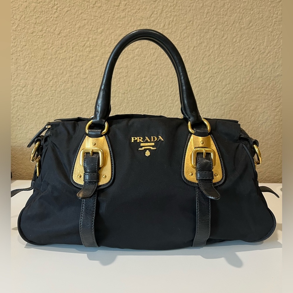 PRADA Black Nylon 2Way Bag - Picture 1 of 16